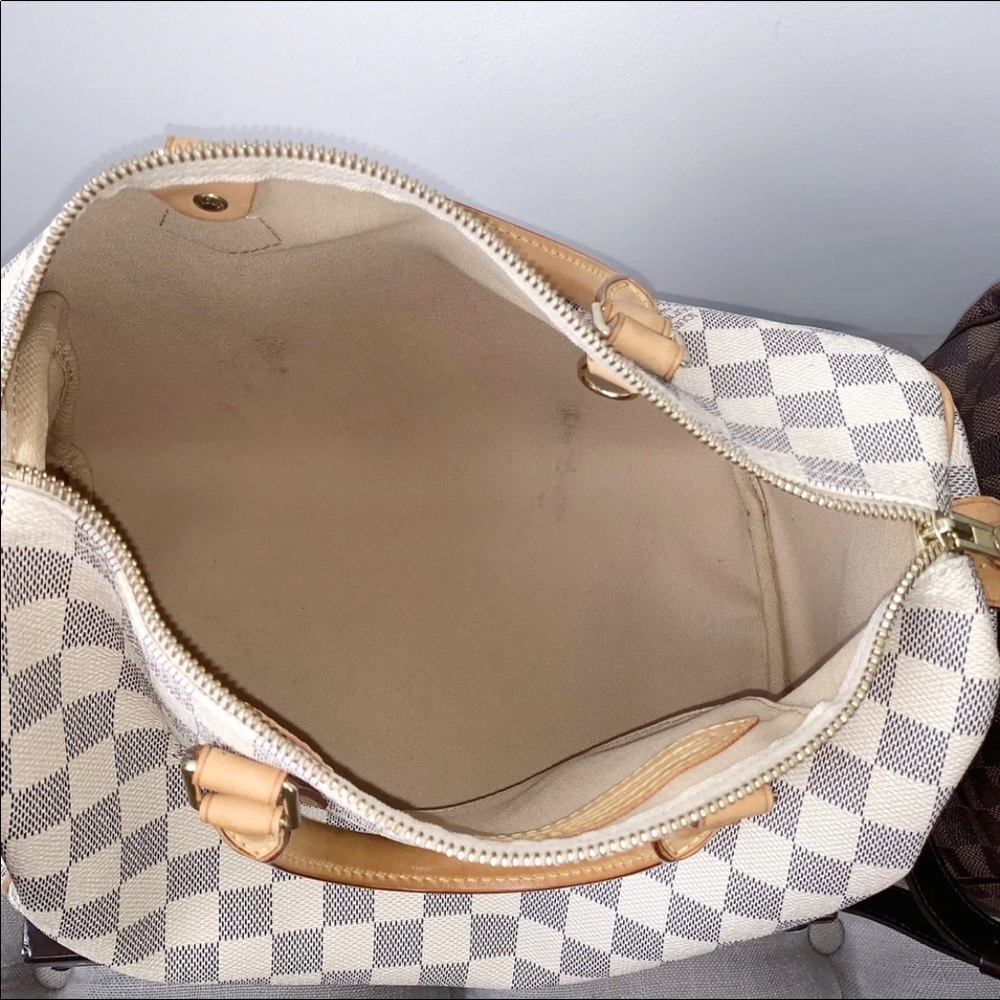 🦋✨AZUR SPEEDY✨🦋 Auth Louis Vuitton Damier 30 Bag - Picture 10 of 12